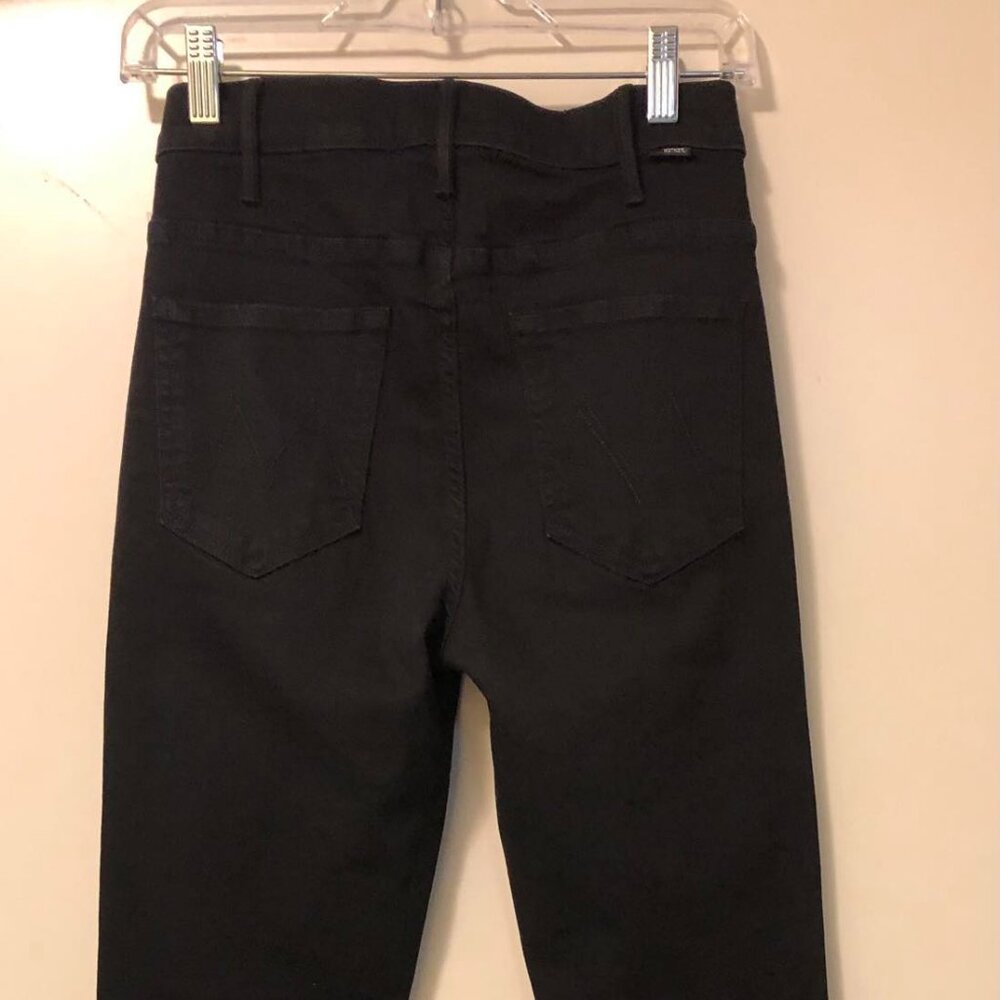 MOTHER The Hustler Ankle Jeans - Black, Size 26 - New Without Tags